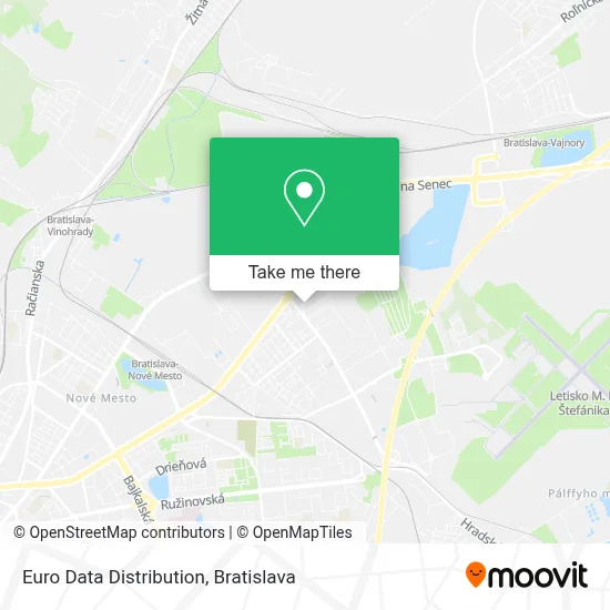 Euro Data Distribution map