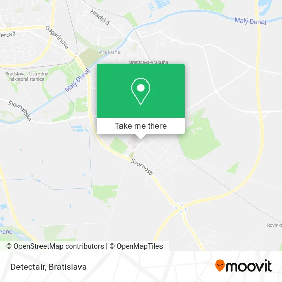 Detectair map