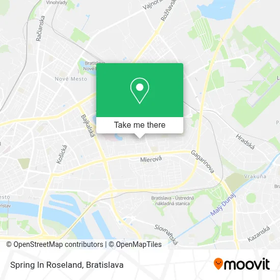 Spring In Roseland map