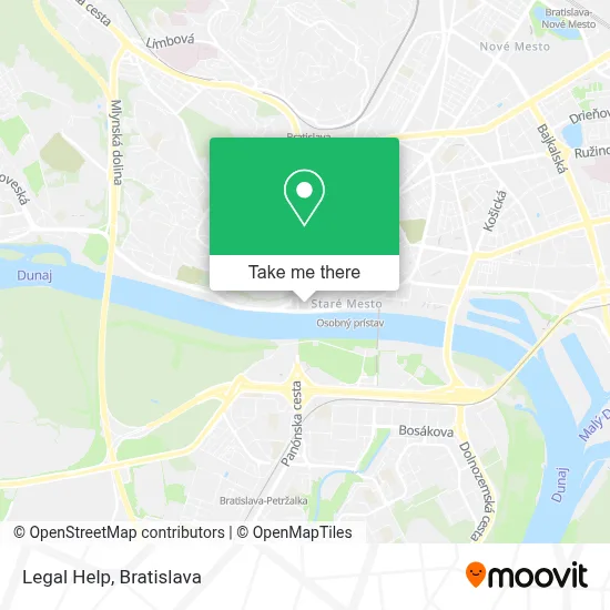 Legal Help map