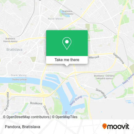 Pandora map
