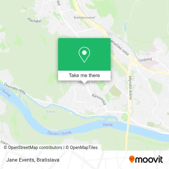 Jane Events map