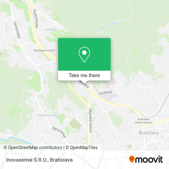 Inovasense S.R.O. map
