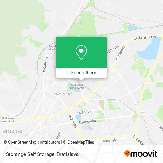 Storange Self Storage map