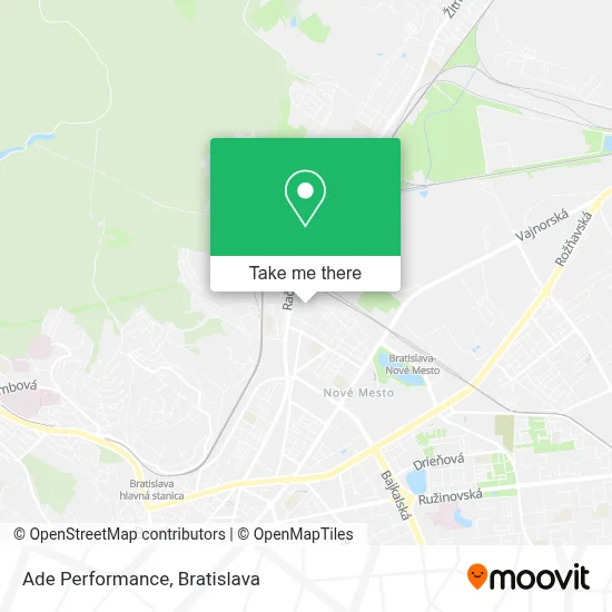 Ade Performance map