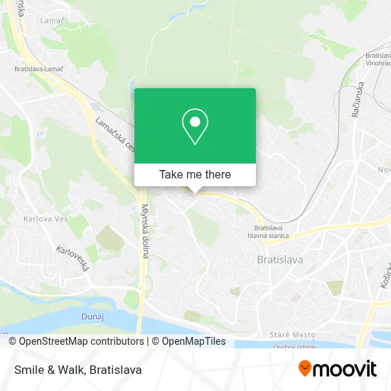 Smile & Walk map