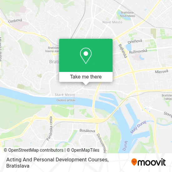 Acting And Personal Development Courses map