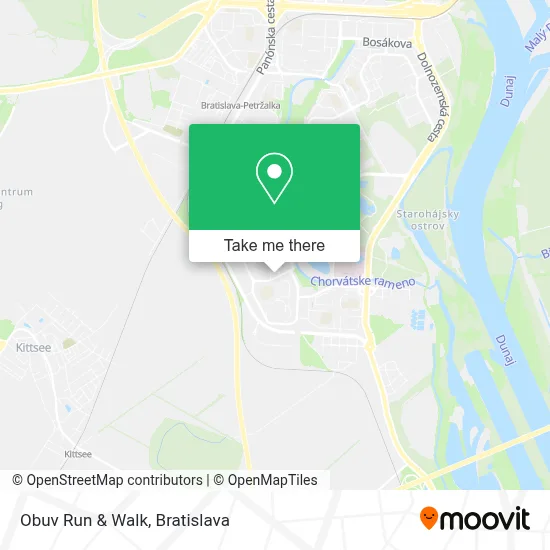Obuv Run & Walk map