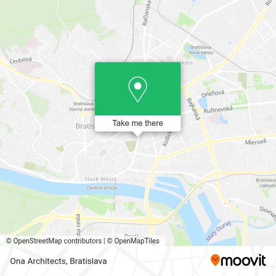 Ona Architects map