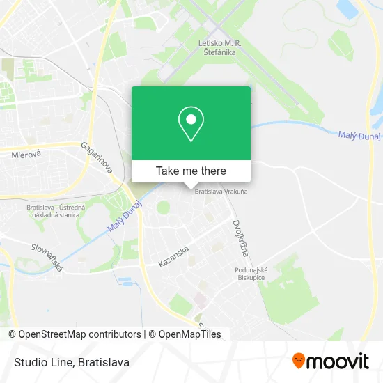 Studio Line map