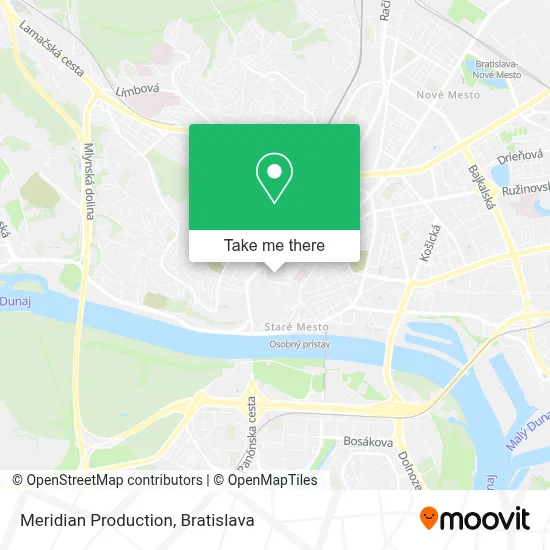 Meridian Production map