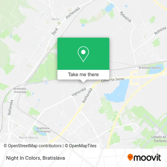 Night In Colors map