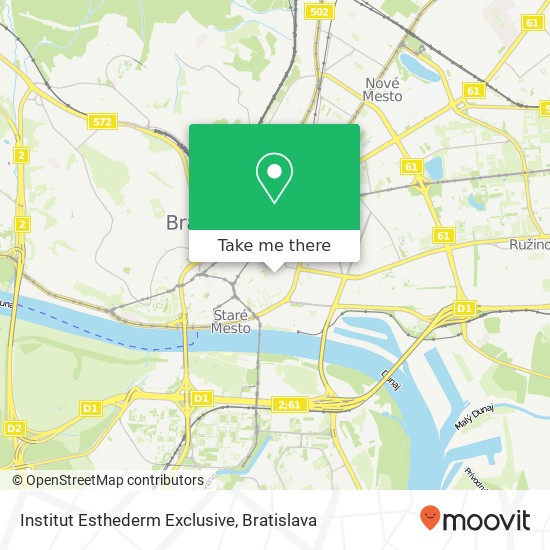 Institut Esthederm Exclusive map