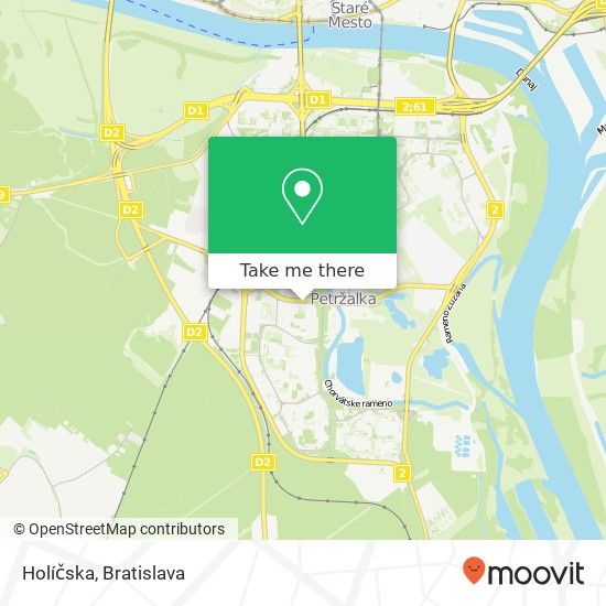 Holíčska map