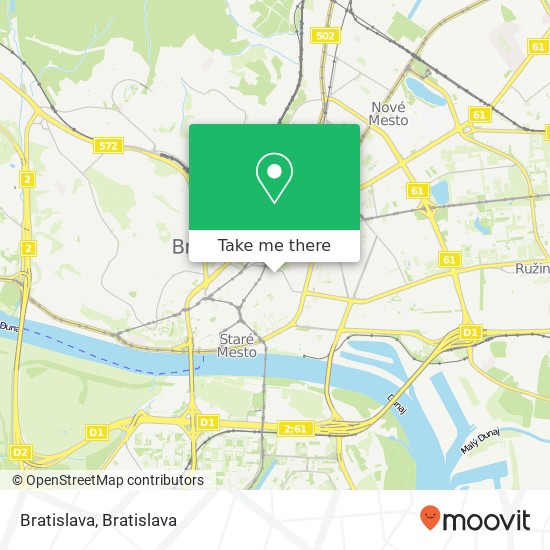 Bratislava map