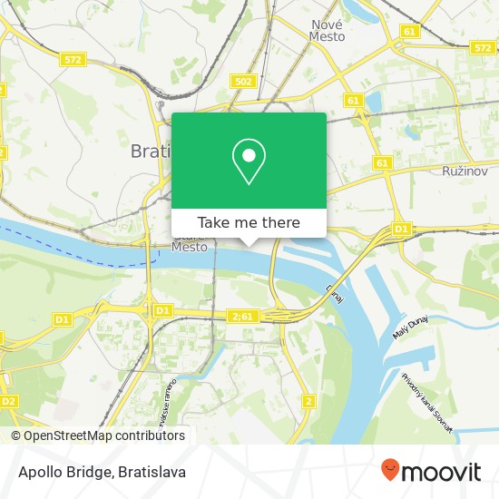 Apollo Bridge map