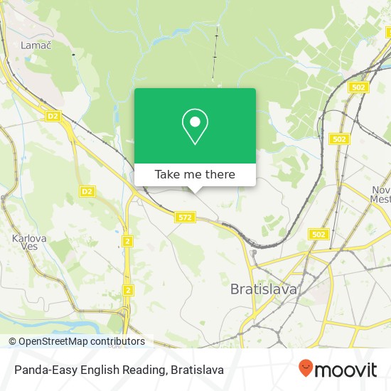 Panda-Easy English Reading map