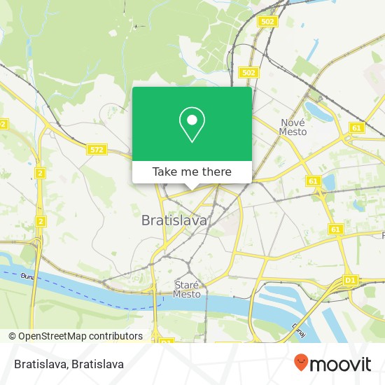 Bratislava map