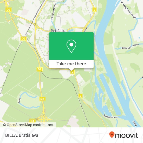 BILLA map