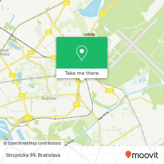 Strojnícka 99 map