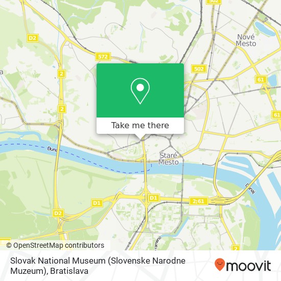 Slovak National Museum (Slovenske Narodne Muzeum) map