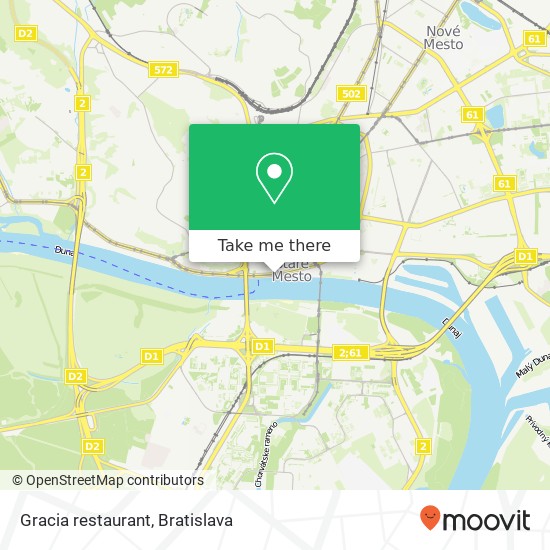Gracia restaurant map