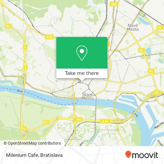 Milenium Cafe map