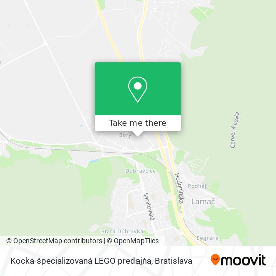 Kocka-špecializovaná LEGO predajňa map