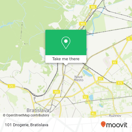 101 Drogerie map