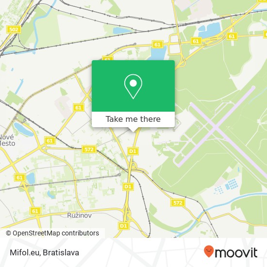 Mifol.eu map