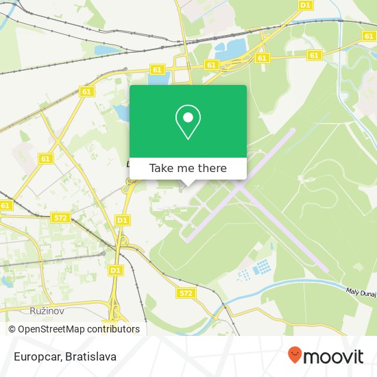 Europcar map