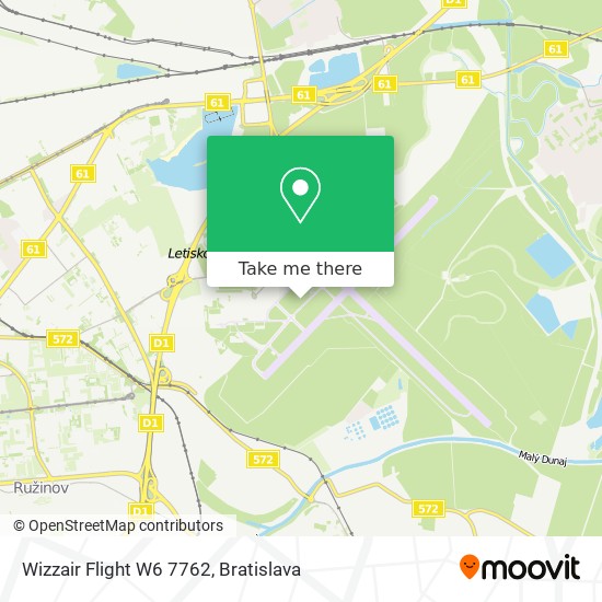 Wizzair Flight W6 7762 map