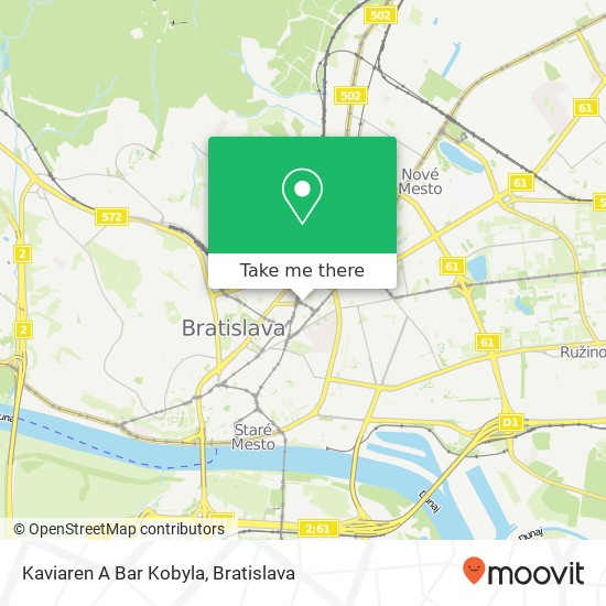 Kaviaren A Bar Kobyla map