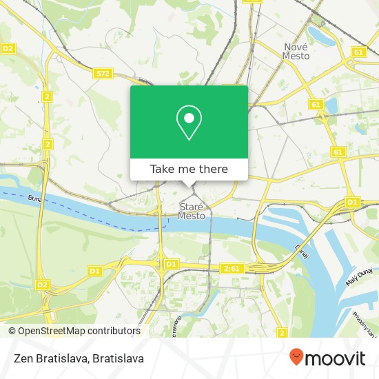 Zen Bratislava map