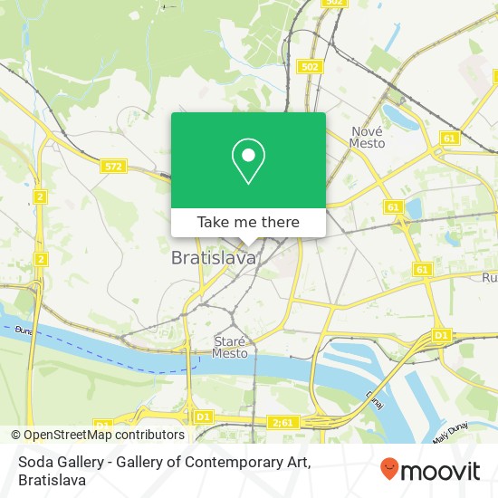 Soda Gallery - Gallery of Contemporary Art map