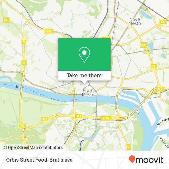 Orbis Street Food map