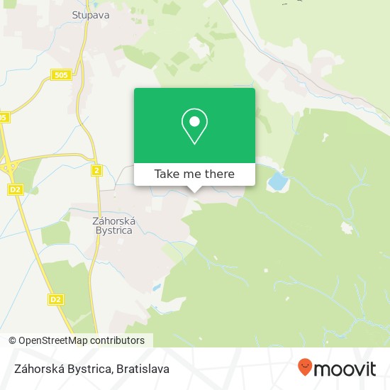 Záhorská Bystrica map