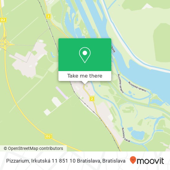 Pizzarium, Irkutská 11 851 10 Bratislava map