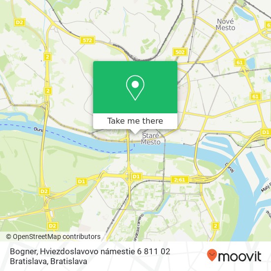 Bogner, Hviezdoslavovo námestie 6 811 02 Bratislava map