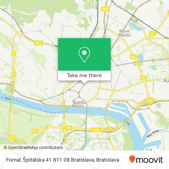 Fornal, Špitálska 41 811 08 Bratislava map