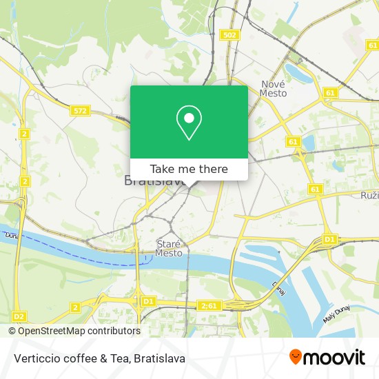 Verticcio coffee & Tea map