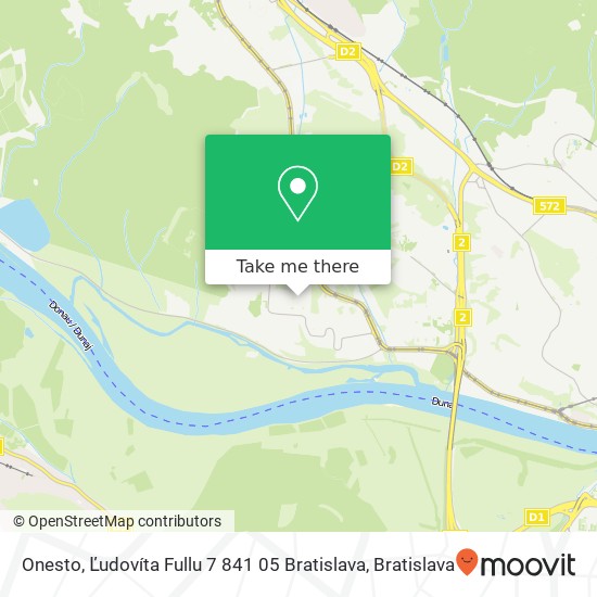 Onesto, Ľudovíta Fullu 7 841 05 Bratislava map