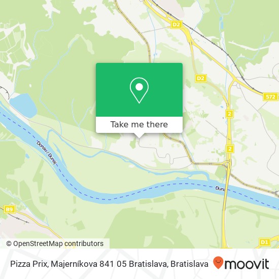 Pizza Prix, Majerníkova 841 05 Bratislava map