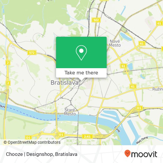 Chooze | Designshop map