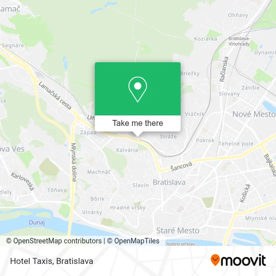 Hotel Taxis map
