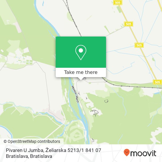 Pivaren U Jumba, Želiarska 5213 / 1 841 07 Bratislava map