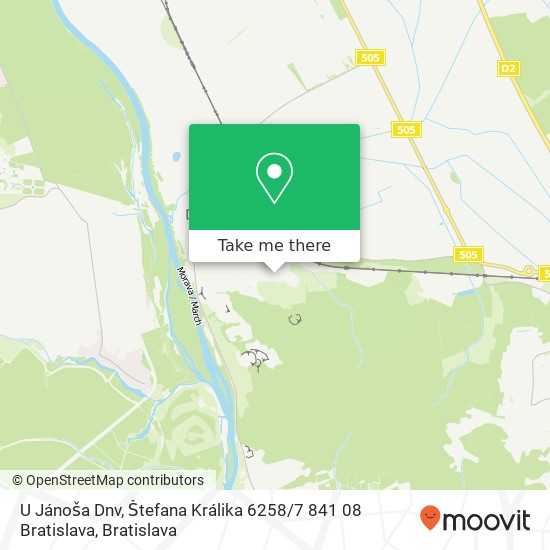 U Jánoša Dnv, Štefana Králika 6258 / 7 841 08 Bratislava map