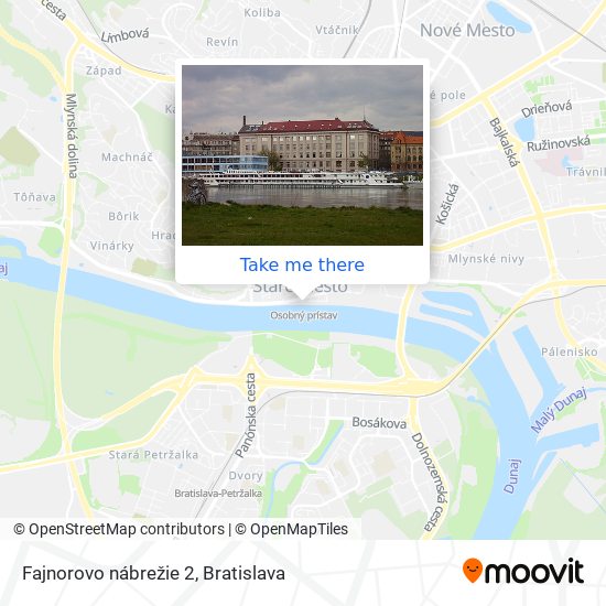 Fajnorovo nábrežie 2 map