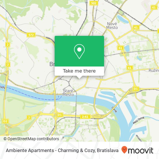 Ambiente Apartments - Charming & Cozy map