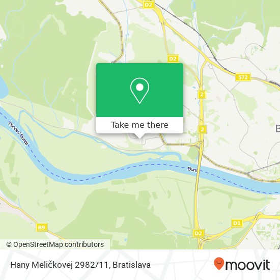 Hany Meličkovej 2982/11 map